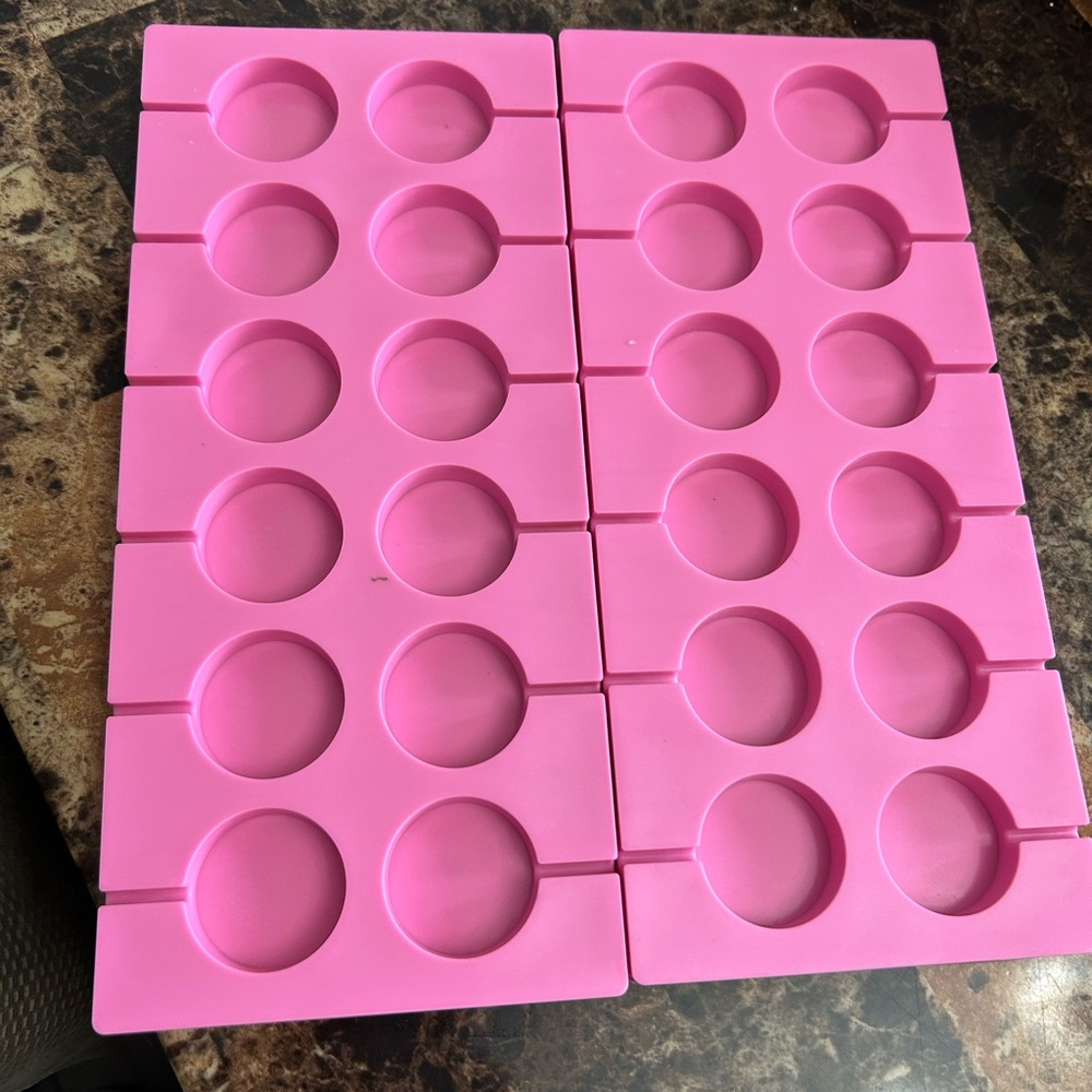 Pink Silicone Mold Tray